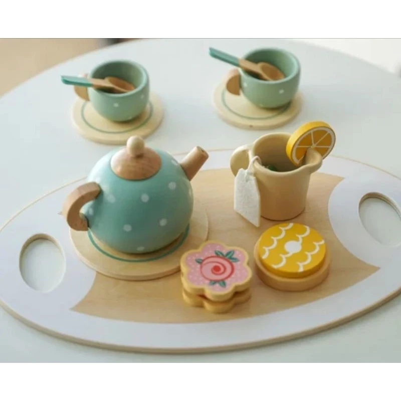 Kabi Kids Toy Wooden Tea Set