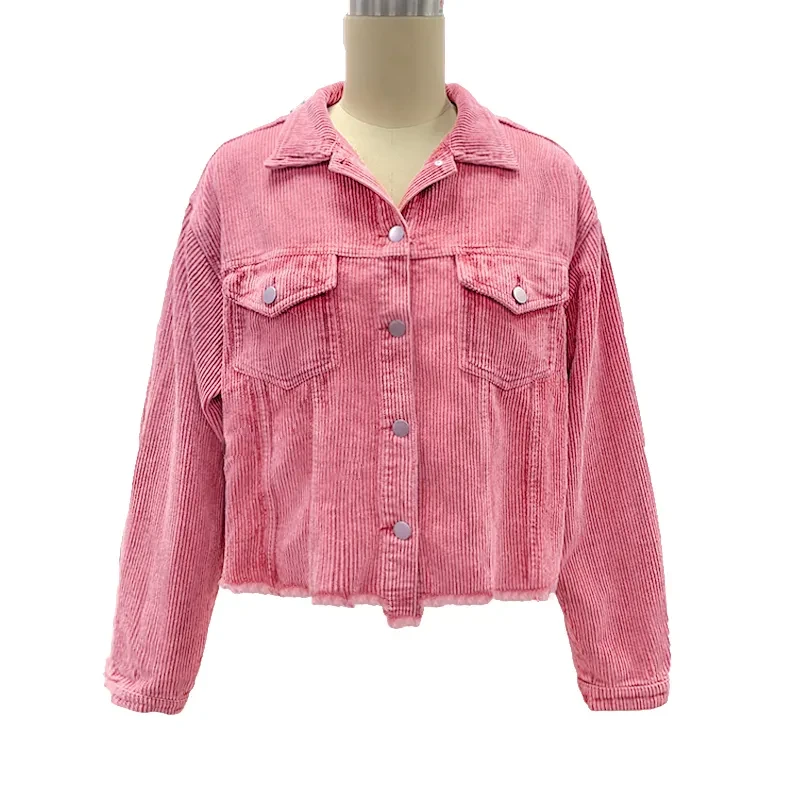 Retro Women's Fashion Baseball Jersey Coat