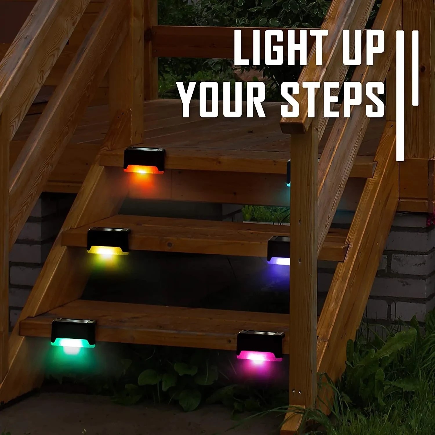Solar Step Light Outdoor Garden Light Night Light LED