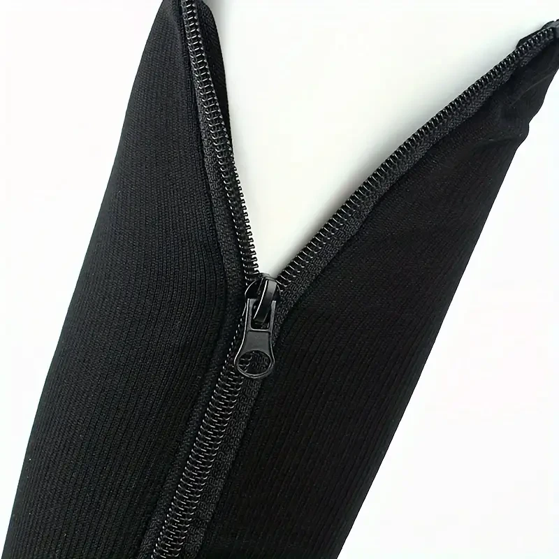 3 Pairs Compression Zipper Socks - Breathable, Sweat-Wicking Venous Pressure Socks with Exposed Toe for Outdoor Sports, Running, Cycling