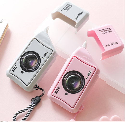 Correction Tape Student Office Stationery Creative Fun Funny Camera Correction Tape Correction Tape Correction Tape Cartoon Cute