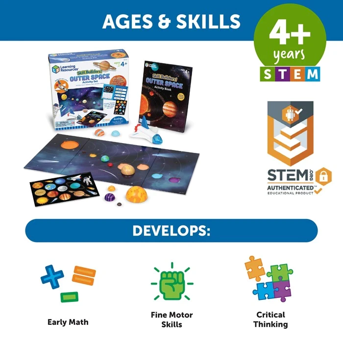 Learning Resources Skill Builders! Outer Space Activity Set
