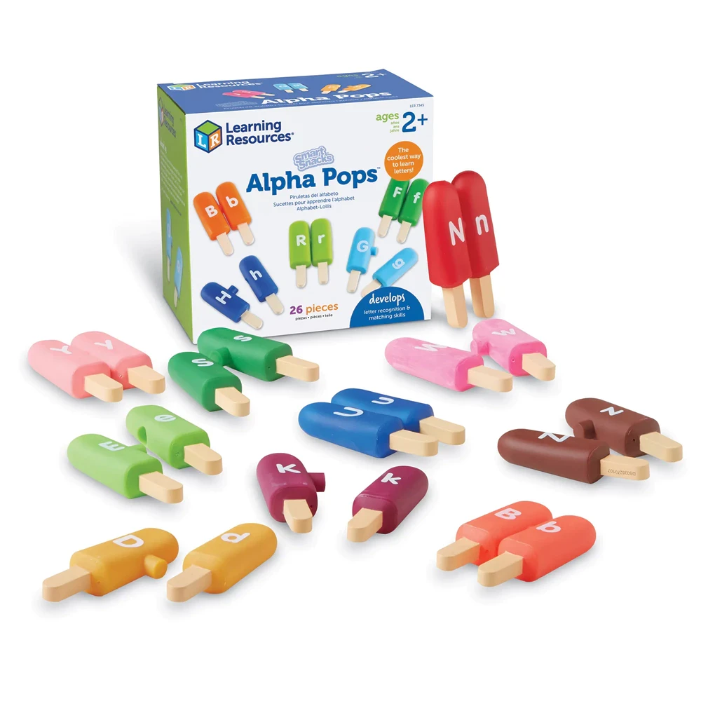 Smart Snacks Alpha Pops Alphabet Colorful Learn to Recognize Letters