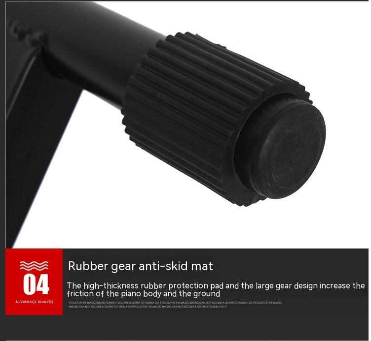 X-type Adjustable Double-tube Electronic Organ Rack Double-tube Keyboard Stand