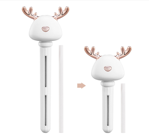 New Water Tankless Creative Design Little Antler Atomizer Mini USB Rehydration Negative Portable On-board Humidifier
