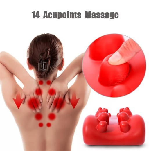 Massage lumbar acupressure point shoulder and neck massage cushion