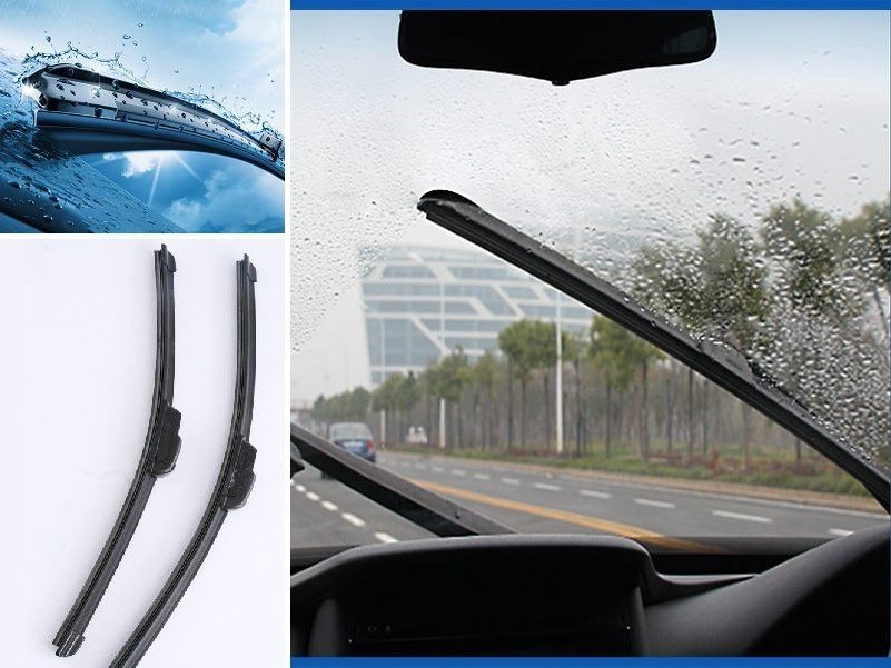 (1PC) Universal Frameless Wiper Blade, J HOOK,14" - 26"