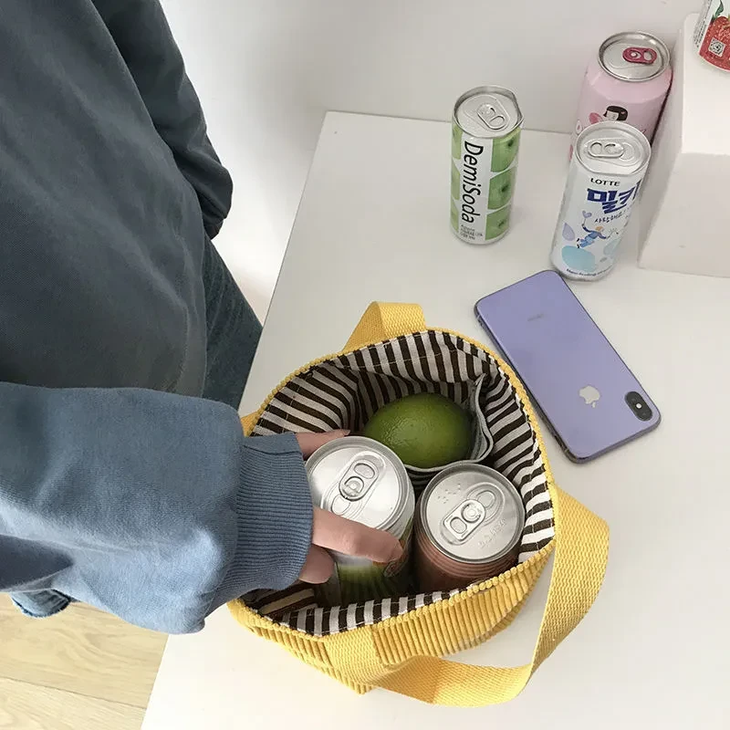 Large Capacity Portable Insulated Lunch Box Bag