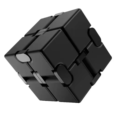Infinite Cube Aluminum Alloy Metal EDC Stress Relief Mini Toy Portable Office Infinite Flip Cubic Fidget Relax Venting Toys