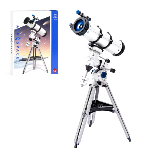 751PCS Creative Technology Astronomical Telescope Building Block Aerospace Educational Assemble Bricks Toy Desk Decor Kids Gift
