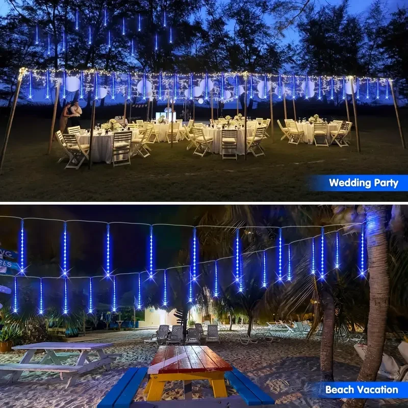 LED Solar Outdoor Shooting Star Christmas Light