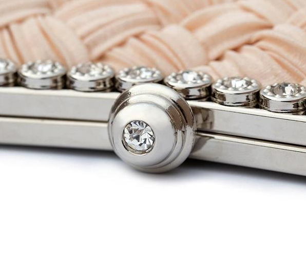 Wedding bag bridesmaid bag woven rhinestone party bag