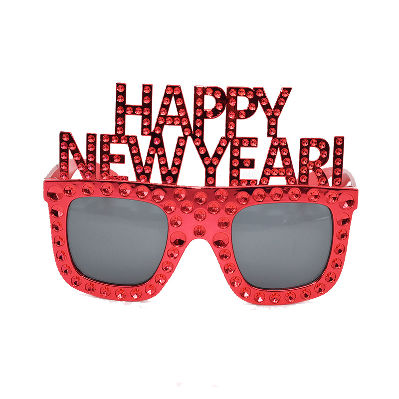 HAPPY NEW YEAR Funny Glasses NEW YEAR Party Glasses