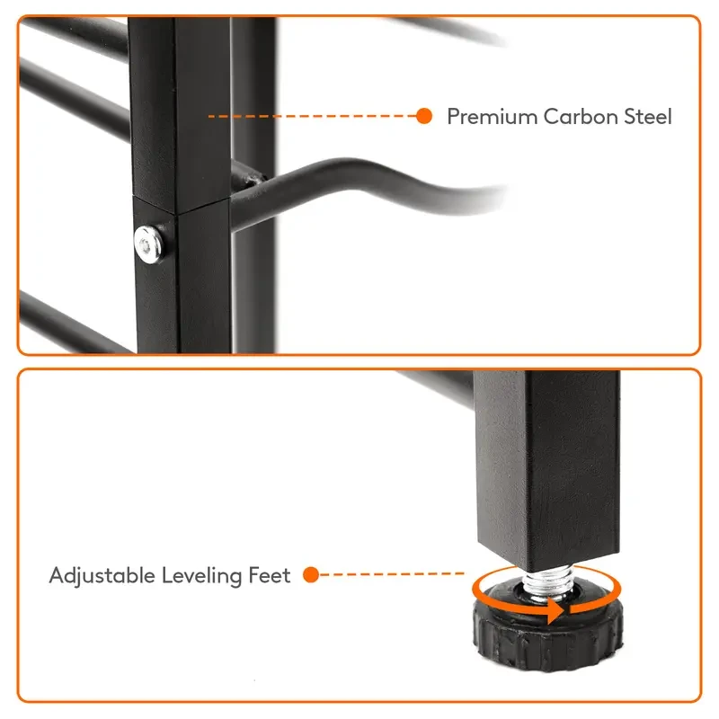 5 Gallon Water Jug Holder - 3 Tier Heavy Duty Water Dispenser Rack with 6 Slots
