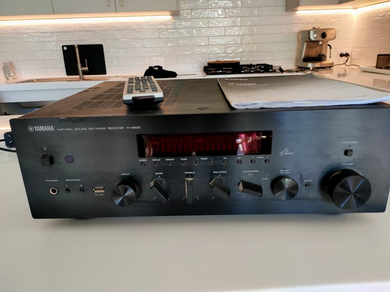 Yamaha R-N500 Hi-Fi 2.1 network receiver