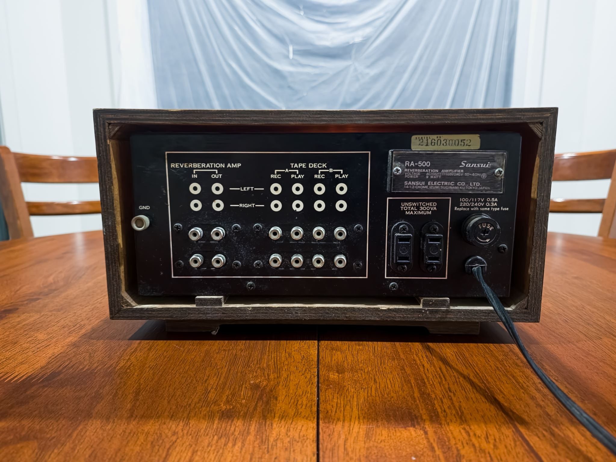 Sansui RA-500 Reverberation Unit -- SERVICED & SOUNDS AWESOME!