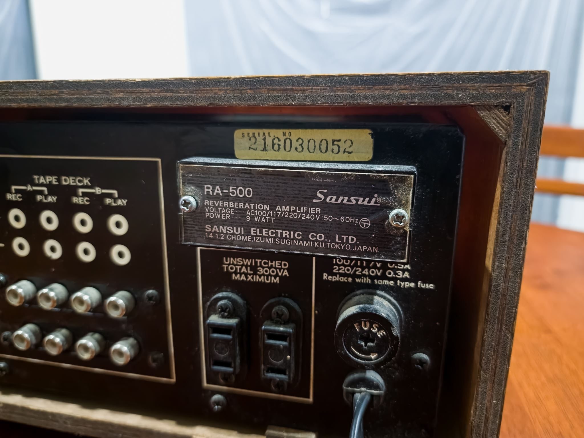 Sansui RA-500 Reverberation Unit -- SERVICED & SOUNDS AWESOME!