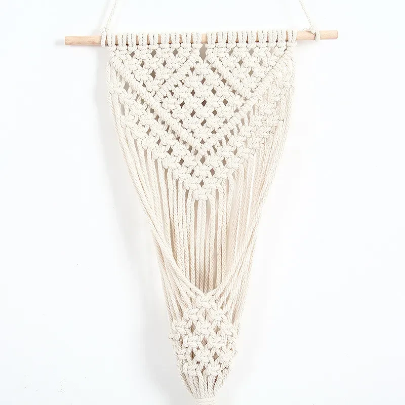 Woven Net Bag Flower Basket Wall