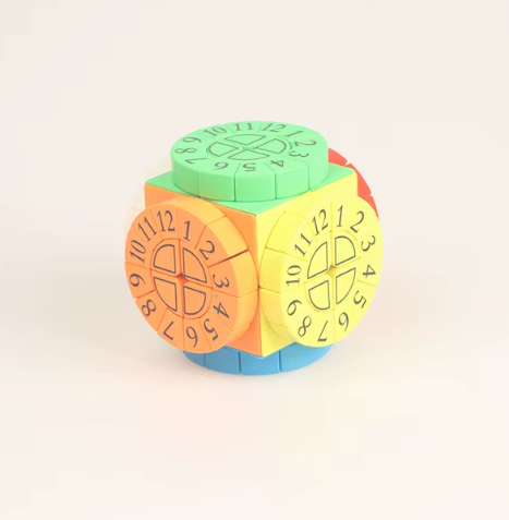 3x3x3 Time Machine Stress Relief Puzzle Professional Education Smooth Speed Competition Children's Toy Gifts