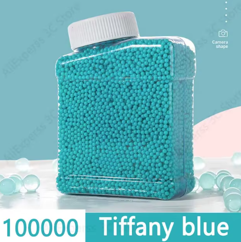 100000 7-8mm Blaster Gel Gun Ammo for Glock Pistol Toy Guns Water Ball Beads AK47 Gelblast M416