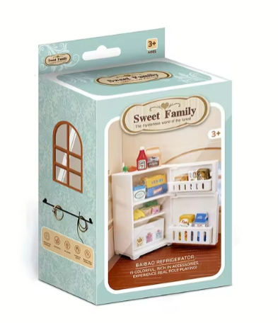 1:12 Miniature Dollhouse Refrigerator Toy Refrigerator Mini Refrigerator Decorations Simulation Food Mini Simulative Fridge