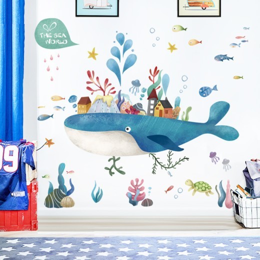 Bedside Wall Stickers Self-adhesive Living Room Creative Wallpaper