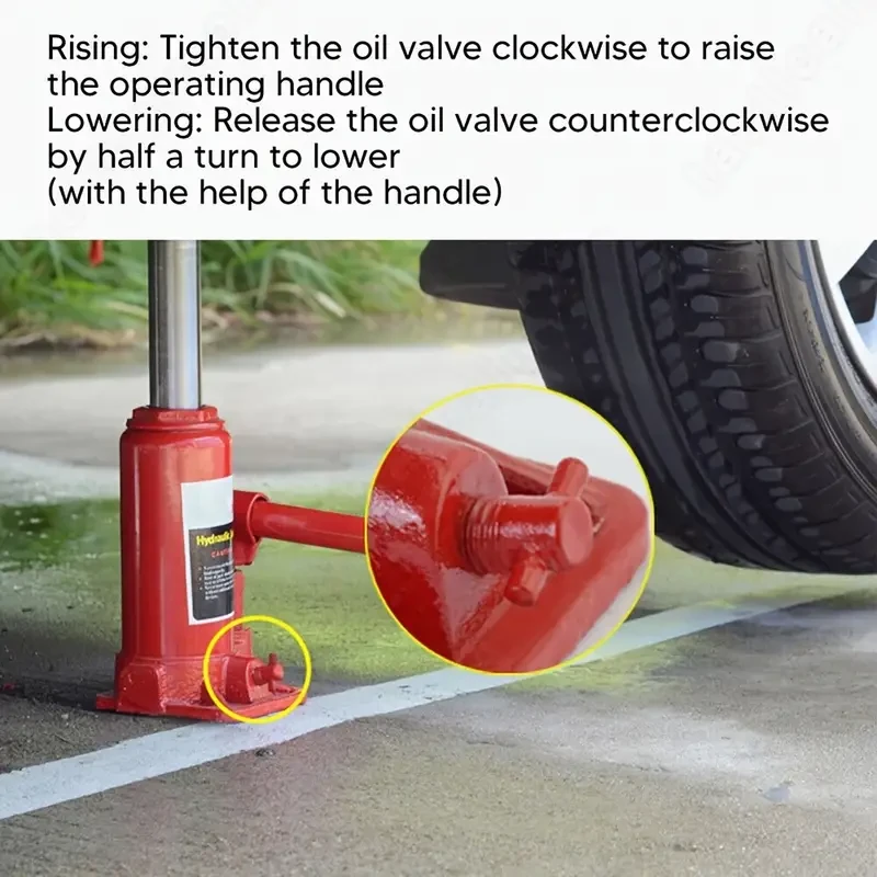 8 Ton Hydraulic Bottle Jack Lift Car Lifting Tool Truck Caravan Tractors 4WD SUV