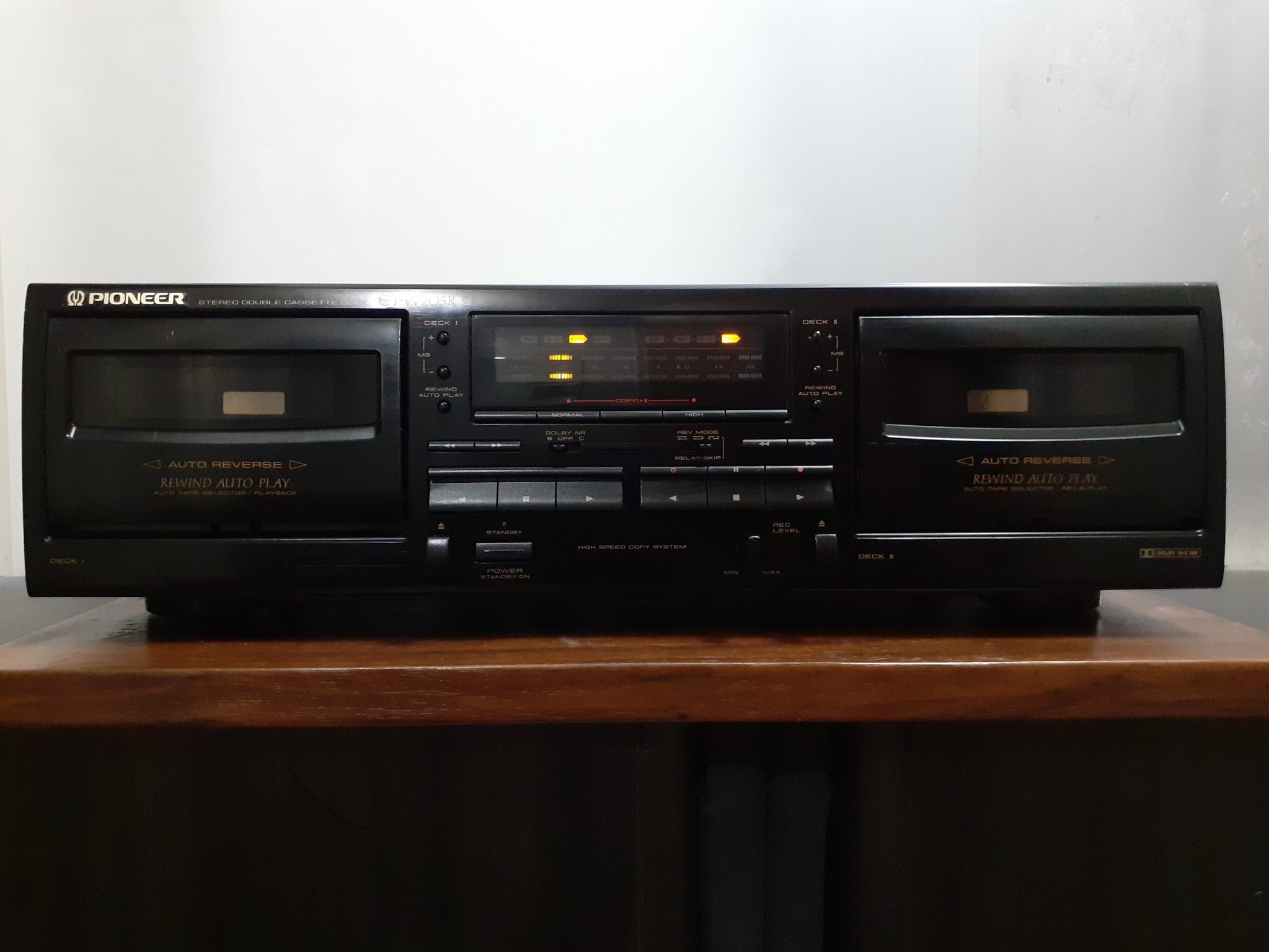 Pioneer Stereo Double Cassette Deck CT-W205R (1996-99)