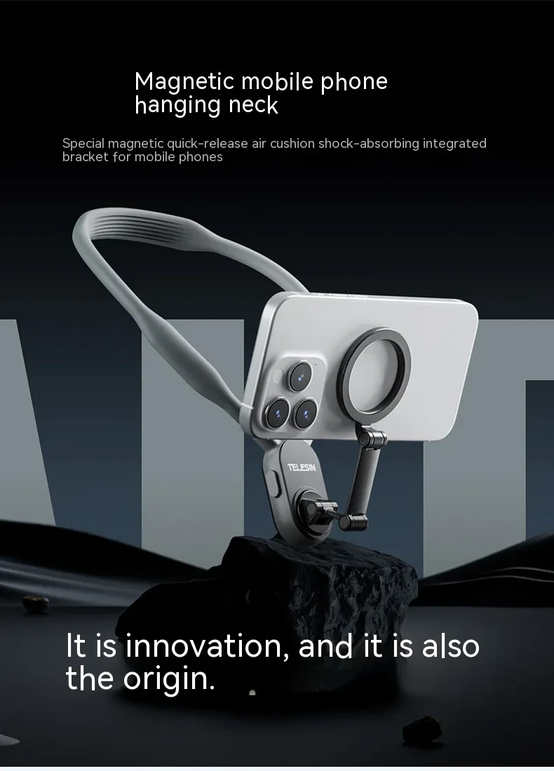 Silicone Phone Magnetic Neck Mount Magsafe