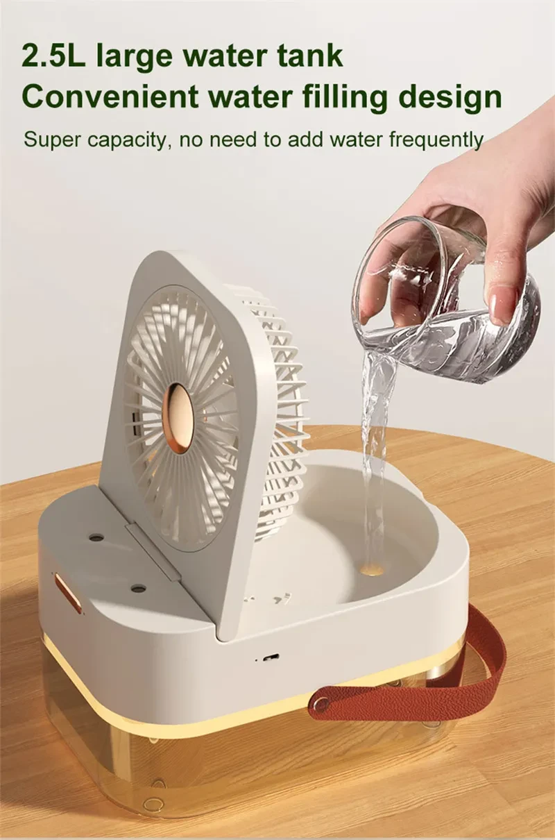 Humidifier Spray Fan Portable Fan