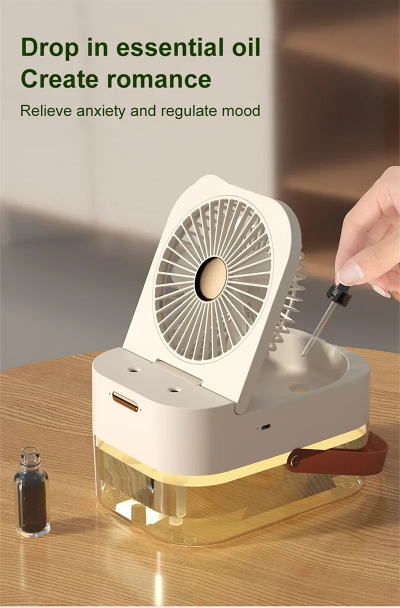Humidifier Spray Fan Portable Fan