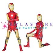 Avengers Endgame Iron Man Cosplay Jumpsuit for Adults & Kids - Perfect for Party