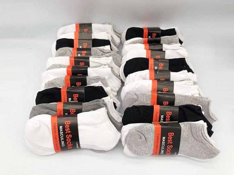 (60 Pairs) Plain Sport Socks Cushion Training Socks Ankle Socks