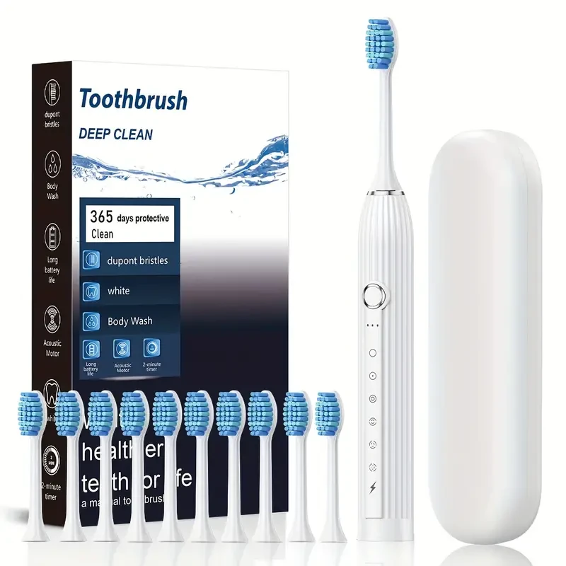 Dual Pack Smart Electric Toothbrush for Adults