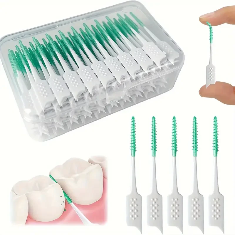 400-Pack Mini Floss Brushes, Mint Flavor Dental Floss