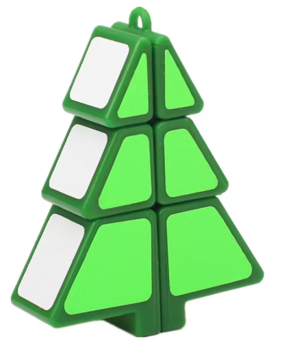Zcube Christmas Tree Cube 1x2x3 Professional Cubo Magico Puzzle Toy For Children Kids Gift Toy
