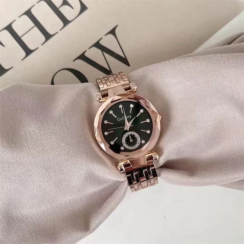 Womens Fashion Steel Quartz Watch
