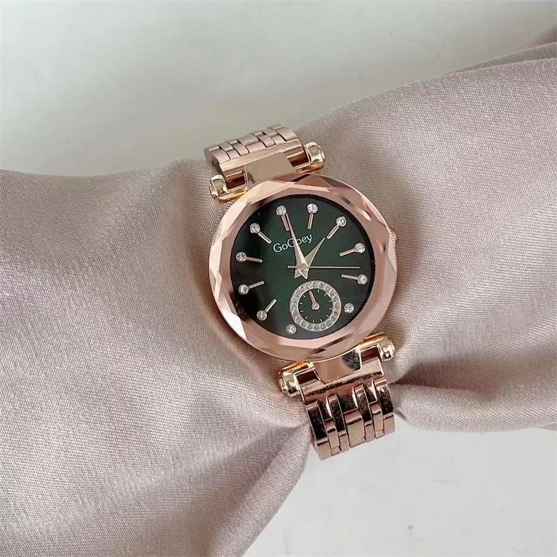 Womens Fashion Steel Quartz Watch