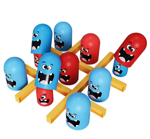 Funny Table Board Games Tic Tac Toe Intellectual Big Eating Small Chess Interactive Multiplayer Party Games Toys for Kids Adult