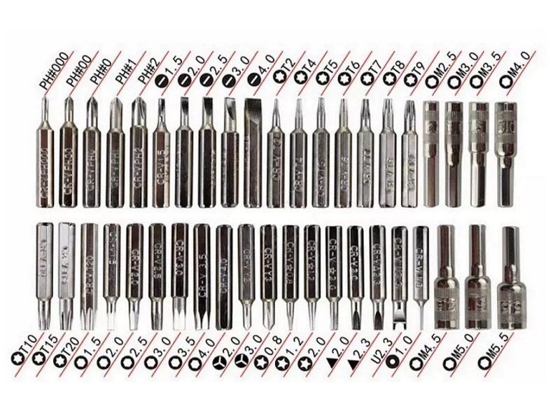 45 in 1 Set Precision Torx Screw Driver Repair Phone Laptop Tools Tweezers