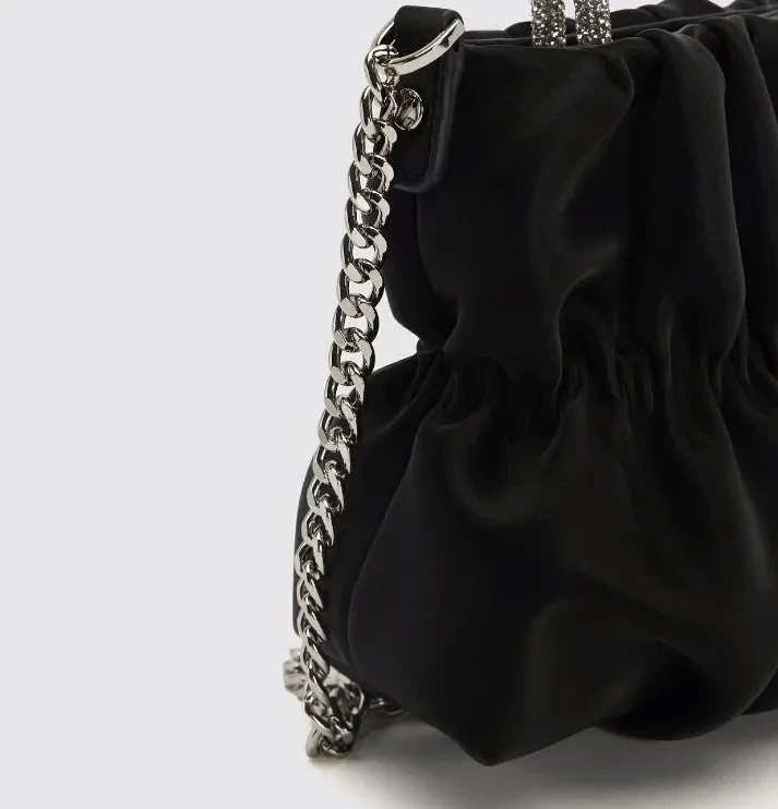 New Women's Ladies Party Pleated Cloud Chain Messenger Bag