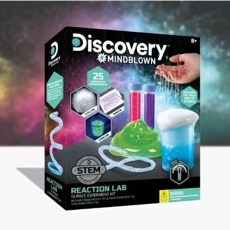 Discovery Mindblown Toy Reaction Lab Experiment Set 13pc