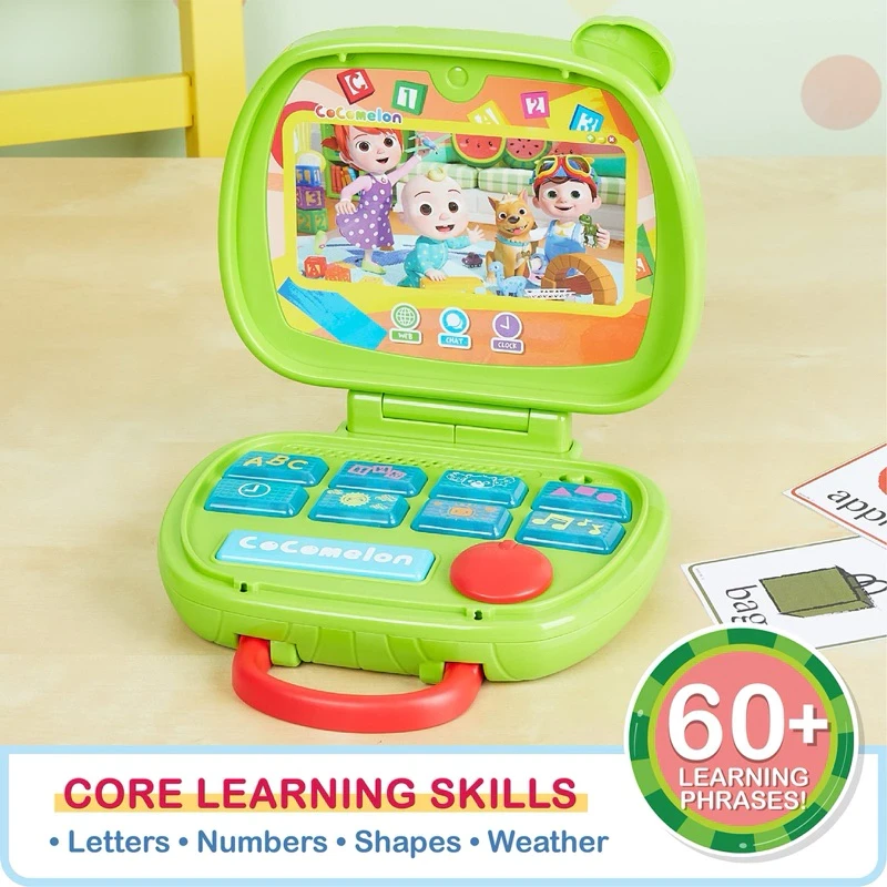 CoComelon Sing & Learn Laptop Original Toy Laptop for Baby Toddlers Baby Kids