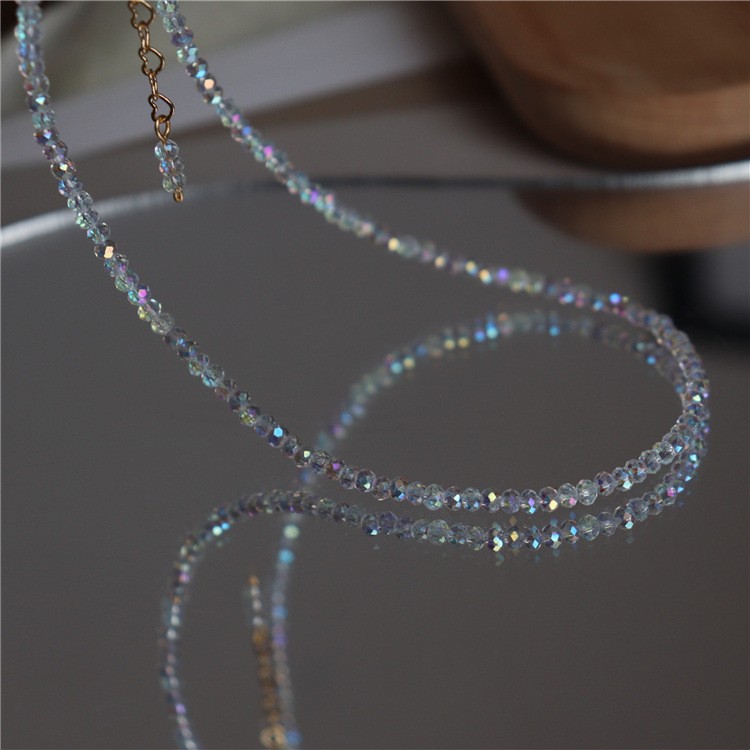 Fashion Simple Black Beads Choker Necklace