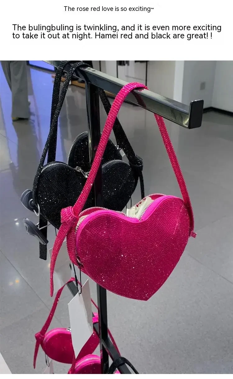 Love Light Diamond Light Luxury Shoulder Bag