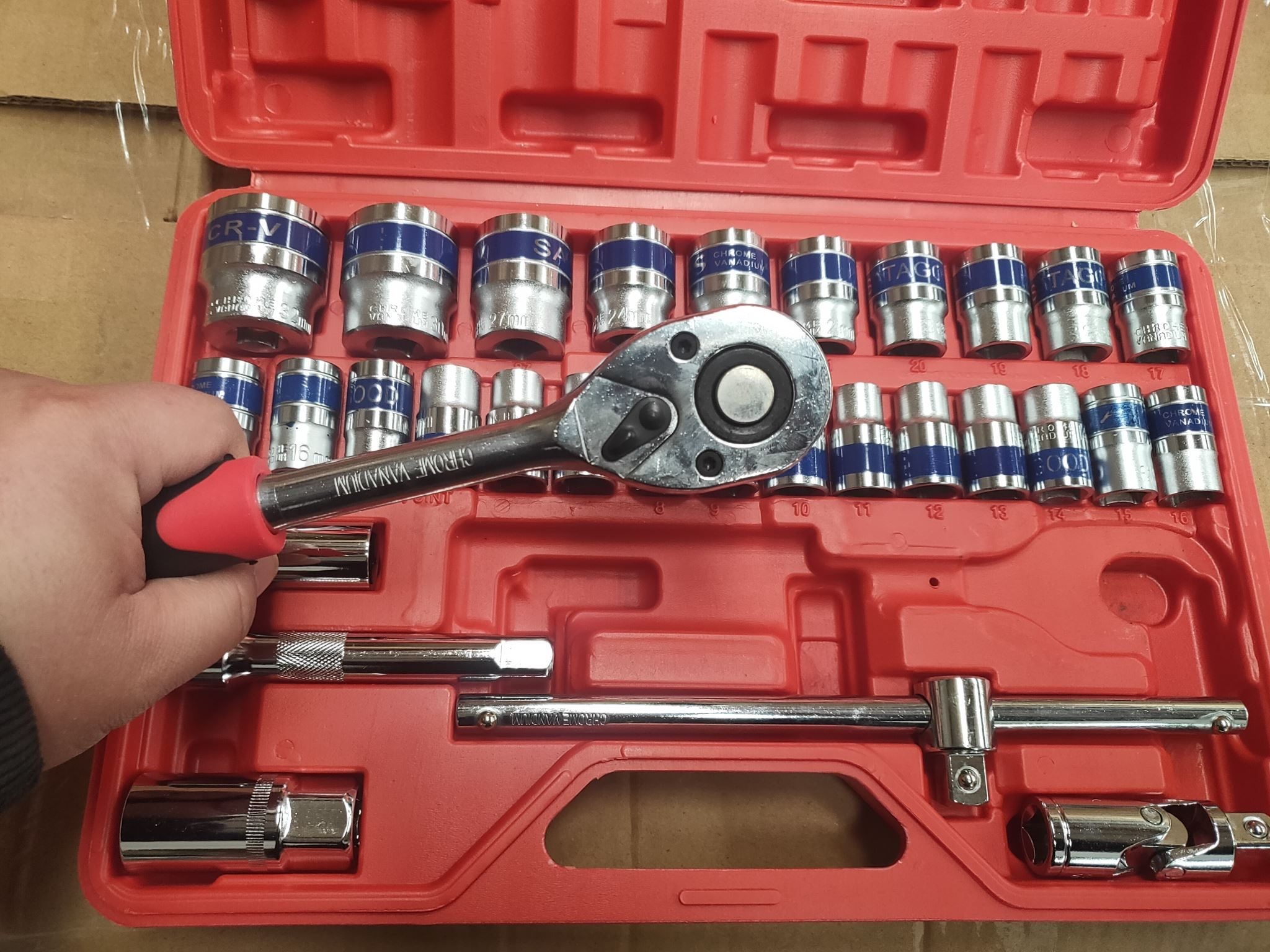 32Pcs 1/2" Socket Wrench Set