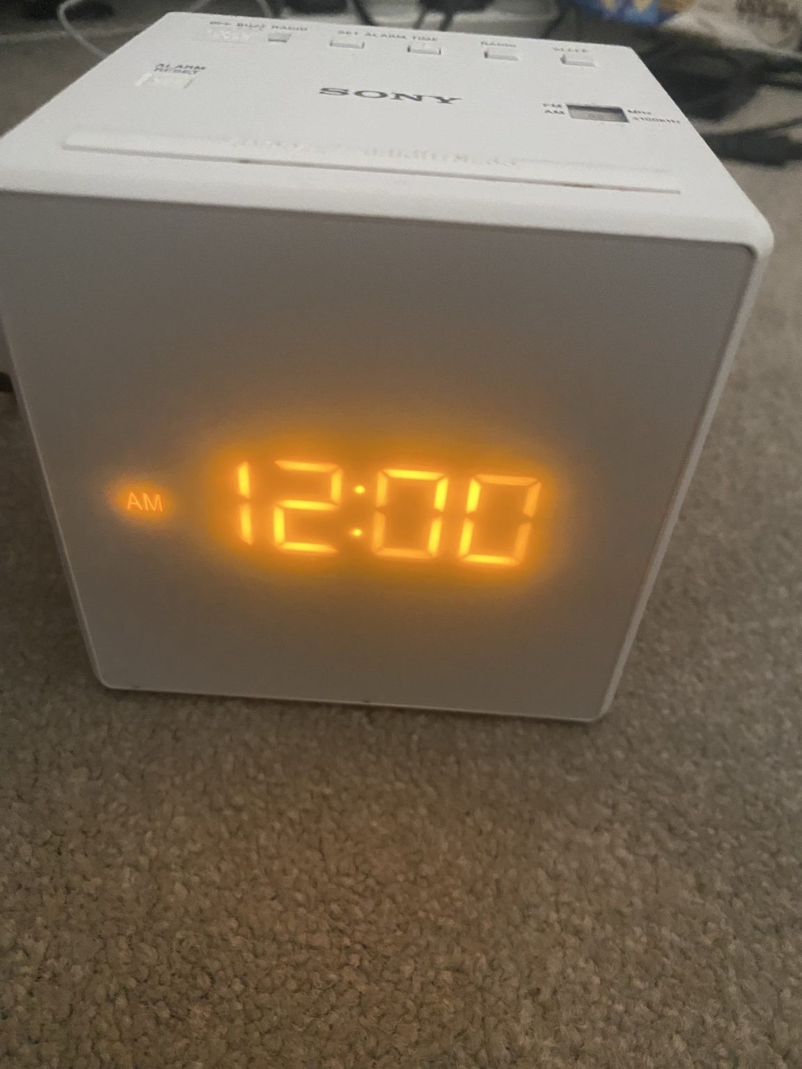 Sony clock radio