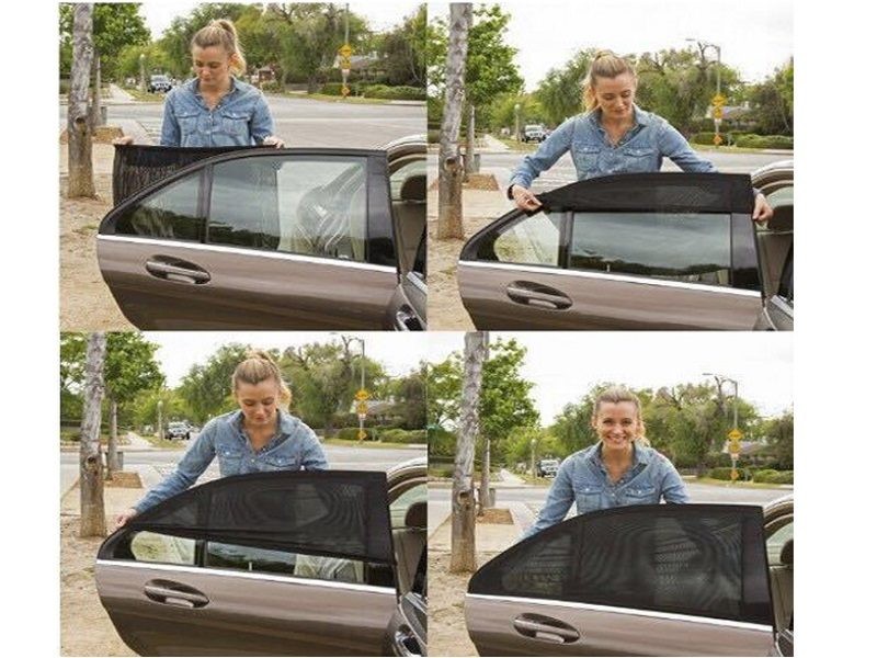 4pcs/set Car Front &amp; Rear Side Window Sun Shade Cover