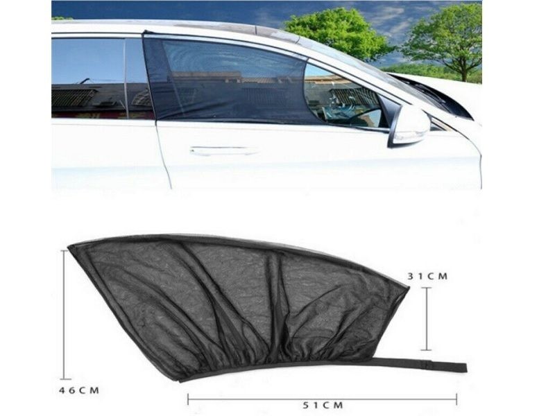 4pcs/set Car Front & Rear Side Window Sun Shade Cover
