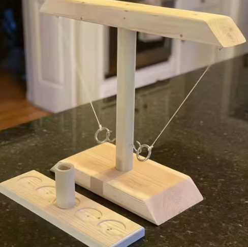 Kids Adults Ring Toss Tables Games Home Party Family Social Strategy Drinking Games Funny Wooden Shot Board Outdoor Bars Games